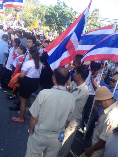 Phuket protest march becomes victory parade