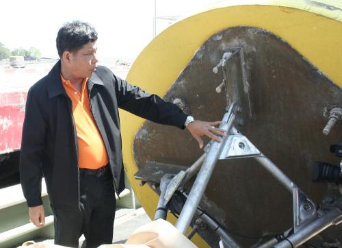 Mission to replace detached tsunami warning buoy departs from Phuket