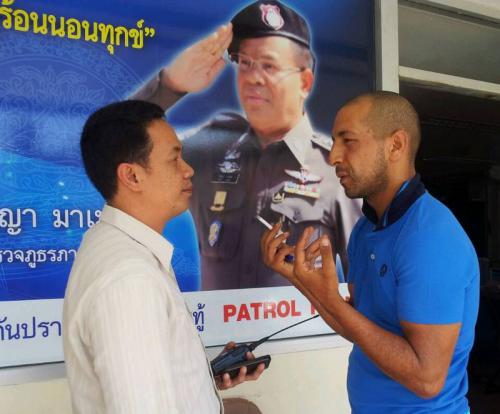 Phuket Police arrest scissor-wielding French thief