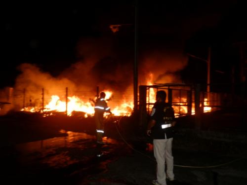 Blaze engulfs Phuket cable yard