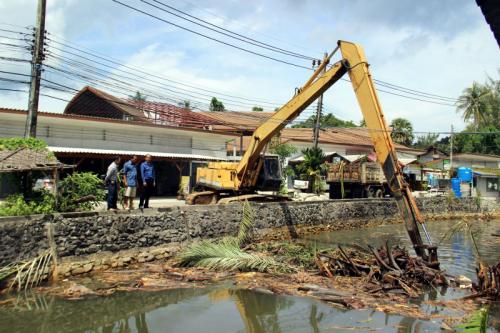 Dredging clears path for cleaner Phuket Bang Tao Canal water