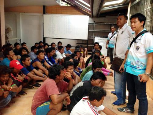 Phuket police net 78 illegal fishermen