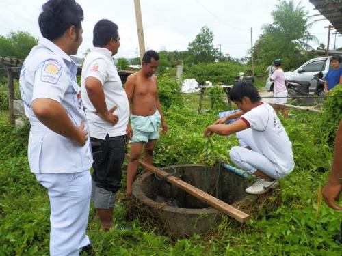 Baby buffalo saved from watery death