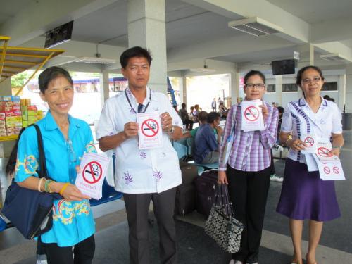 Bangkok officers in Phuket to stamp out public butts