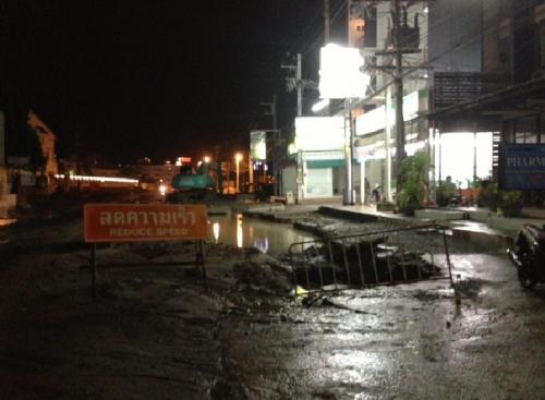 PHUKET VIDEO REPORT: Infamous Black Hole of Patong may not be fixed for weeks