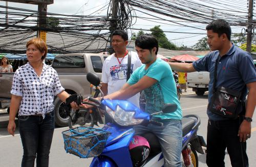 Man borrows girlfriend’s motorbike for Phuket purse-snatching