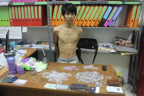 Busted: Alleged drug dealer’s operation across from Phuket school