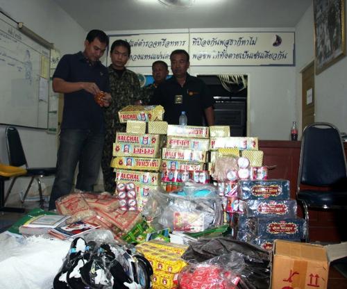 Officers seize Myanmar imports at bus terminal