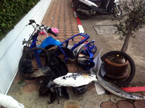 Phuket police net motorbike thieves