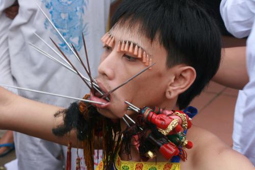 Rain fails to dampen Phuket Vegetarian Festival spirit