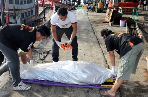 Body with head wound found floating near Phuket port