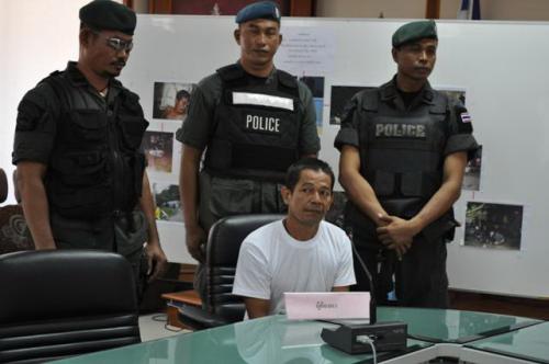 Triple homicide prime suspect caught at Phuket visa run pier