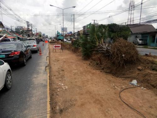 Koh Kaew u-turn lane lengthened to relieve congestion