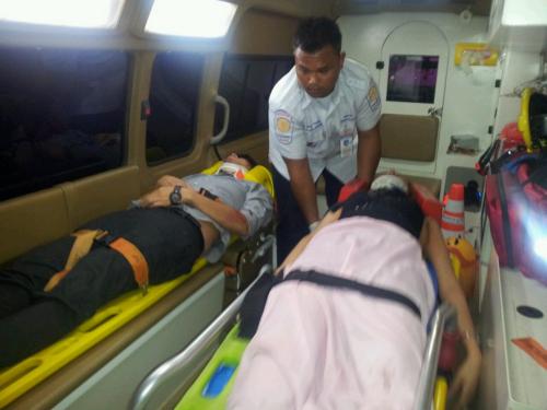 Phuket nurse in ICU after high-speed car crash