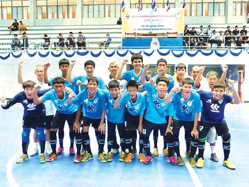 Phuket’s youth futsal squad tops the South