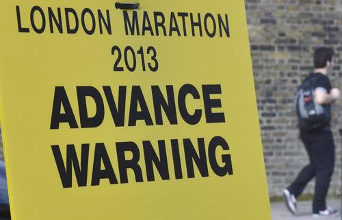 London Marathon is on