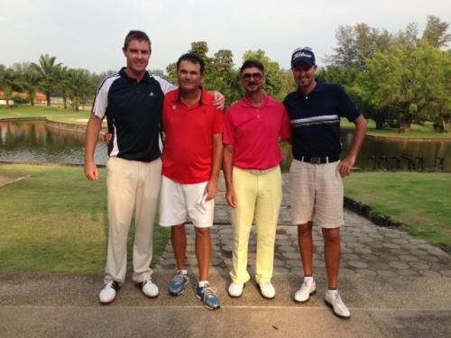 “Italian Stallions” gallop to victory in Laguna Phuket Golf Club’s “Beat the Pros” charity challenge opener