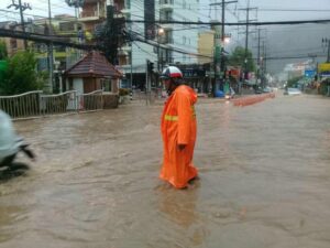 Wet feet at Patong Police Station again - Photo essay | News by Thaiger