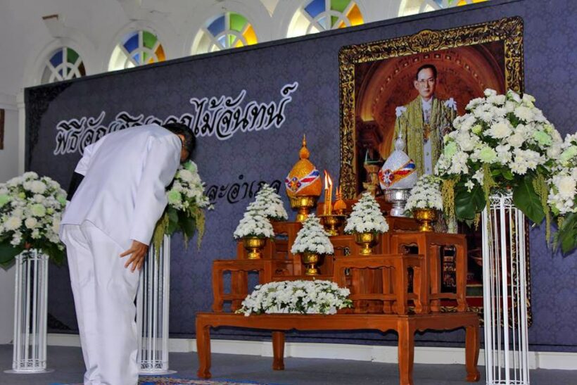 Phuket prepares 450,000 funeral wood flowers for HM Rama 9 cremation