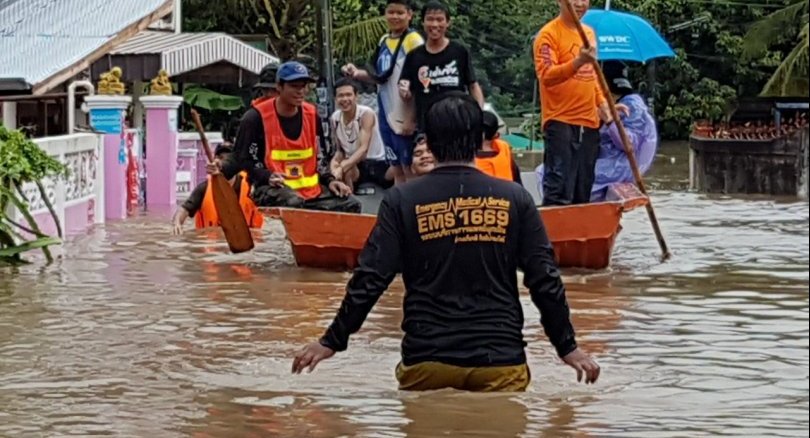 Doksuri dumping on north-east Thailand