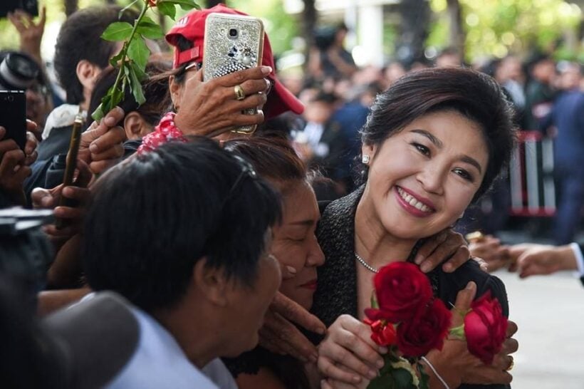 Yingluck says she’ll stay out of politics