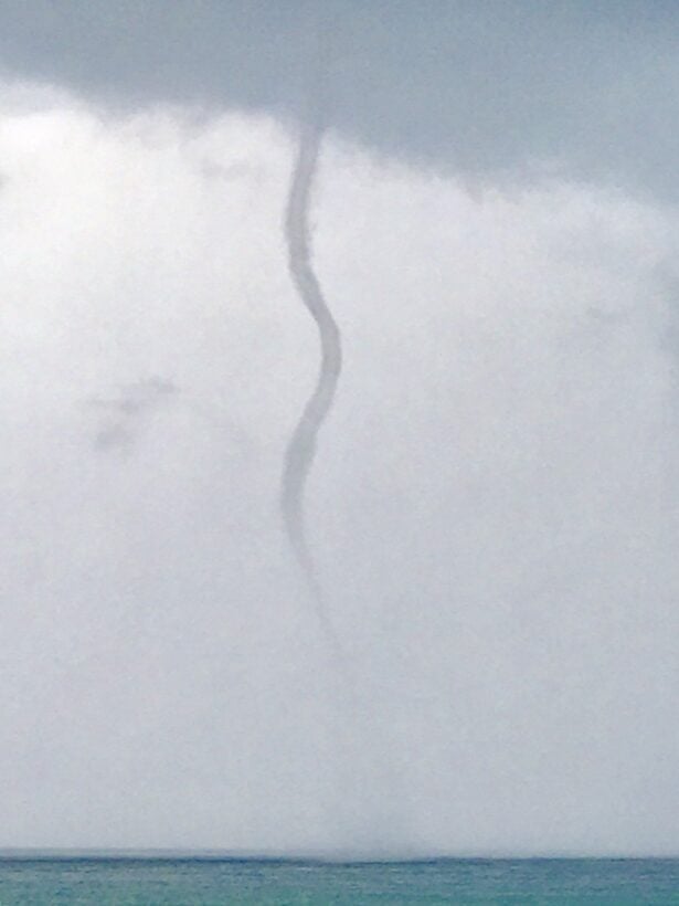 Waterspout spotted near Krabi’s Ao Nang