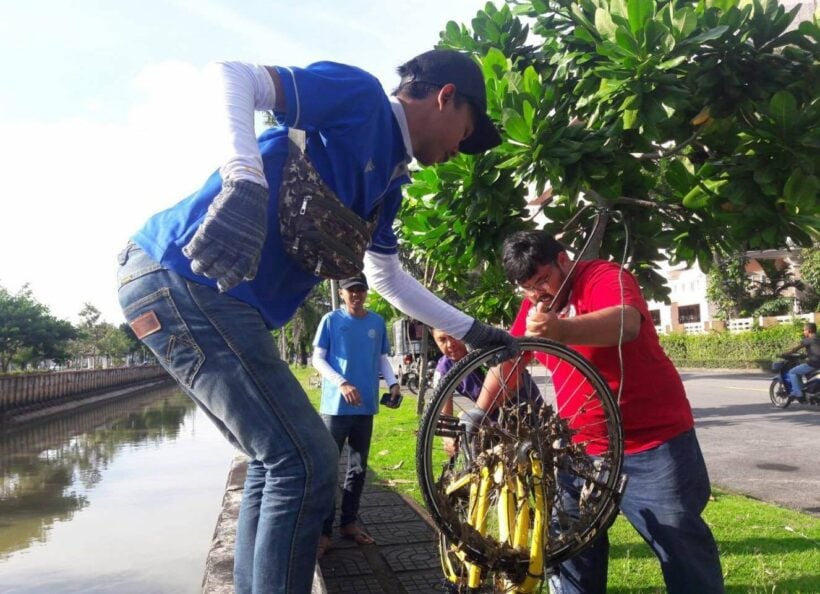 6 share-bikes found dumped in Bangyai canal