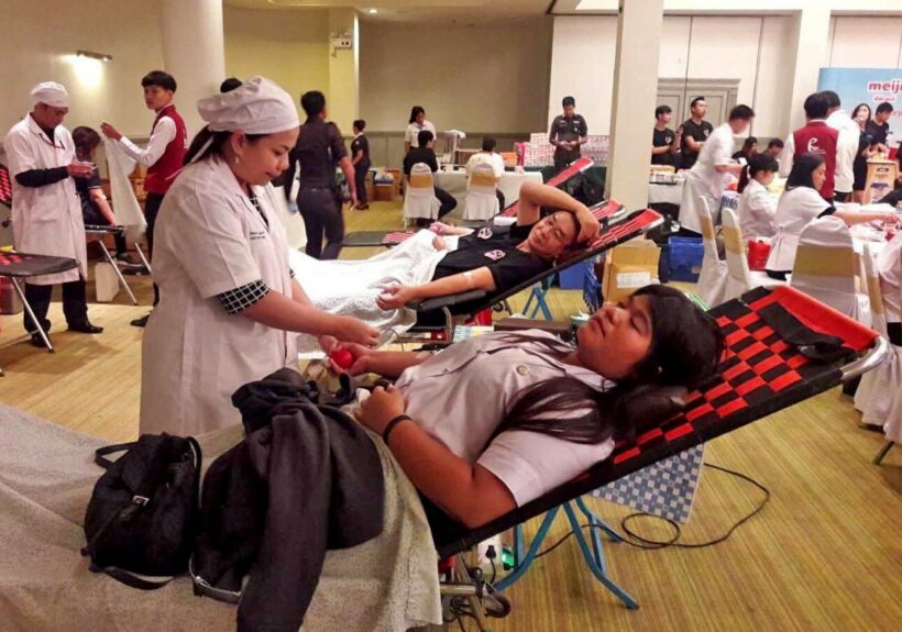 Blood Donations in Honour of King Bhumibol Adulyadej