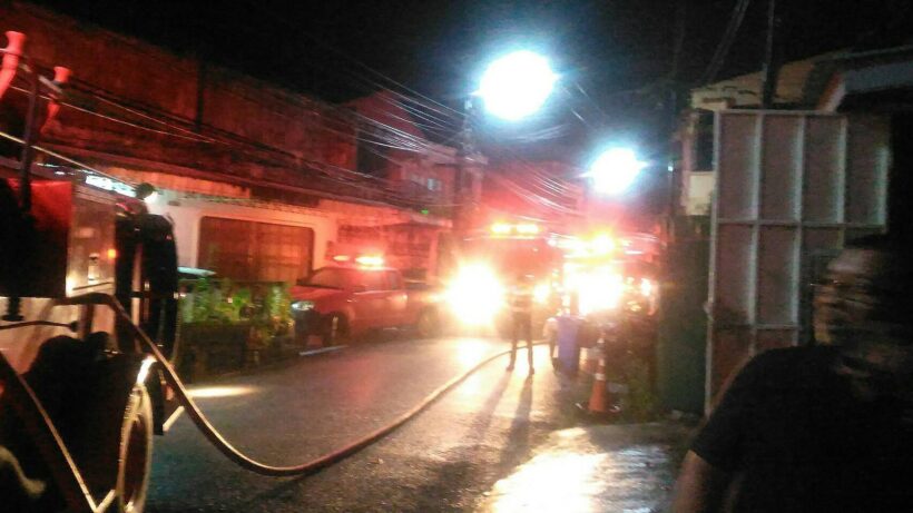 PVC warehouse blaze in Phuket Town