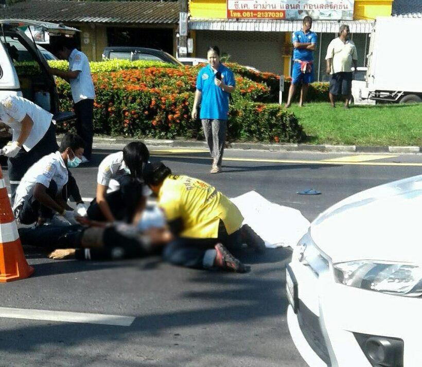 Three vehicles in a crash in Thalang kills one, injures another