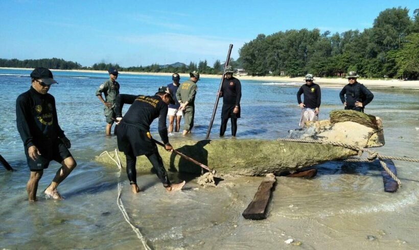 Minesweeper relic taken to Phang Nga