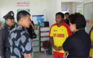 Phew, that's the first day done - new lifeguard regime | News by Thaiger