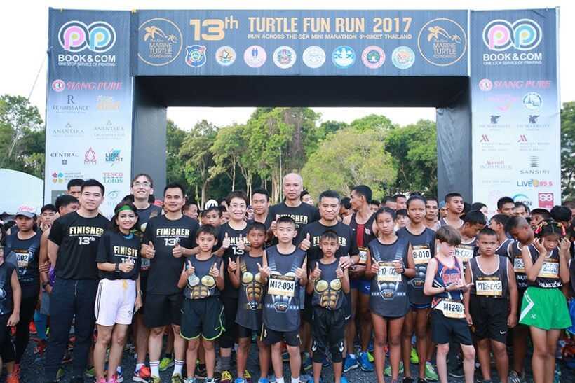 3,200 runners turn up for the annual Mai Khao Marine Turtle Fun Run