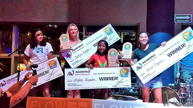 Phuket’s Annissa Flynn wins Flowboard Worlds in Cancun, Mexico