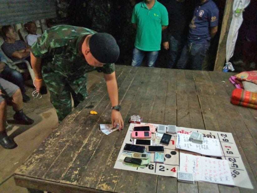 Hi-lo gambling crackdown in Koh Kaew