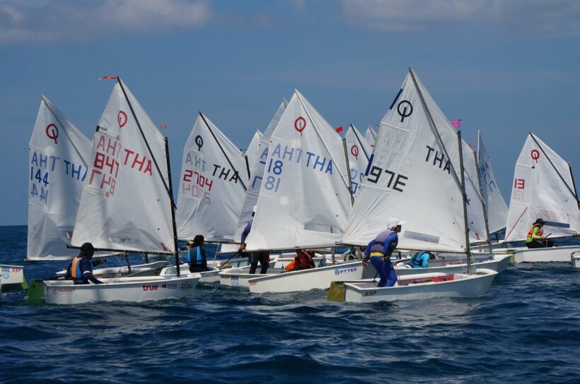 DAY FOUR – Phuket King’s Cup. Wind softens but competition heats up.