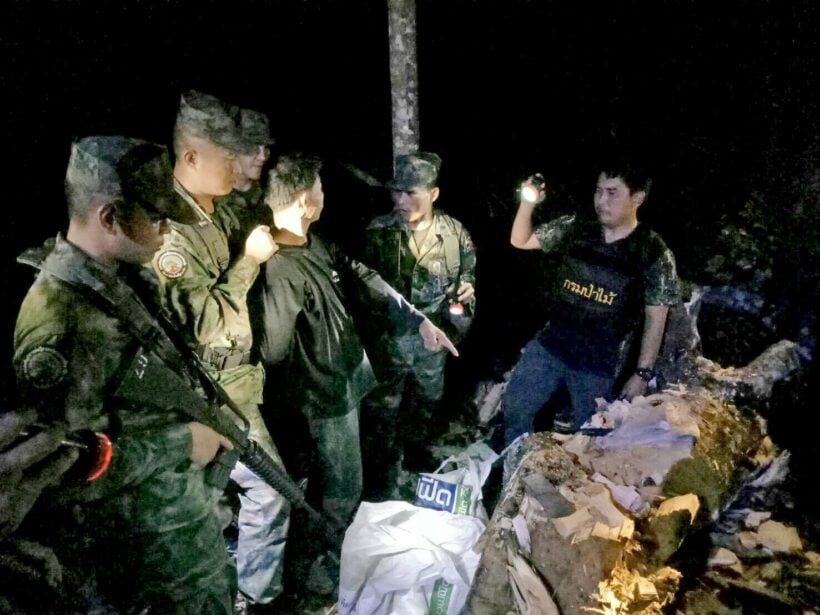 Eagle wood smugglers nabbed at Suan Pa Bang Kanun, Thalang