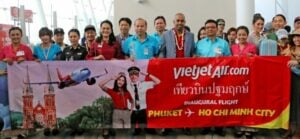 เวียดเจ็ท เปิดเที่ยวบินปฐมฤกษ์ โฮจิมินห์-ภูเก็ต | News by The Thaiger