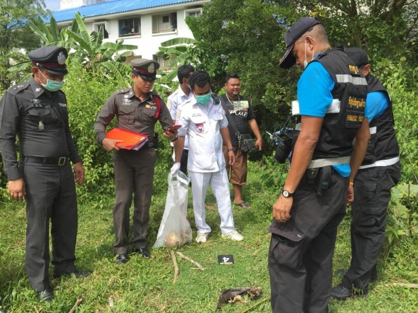 Skull of the anonymous corpse found in Thalang drain, found.