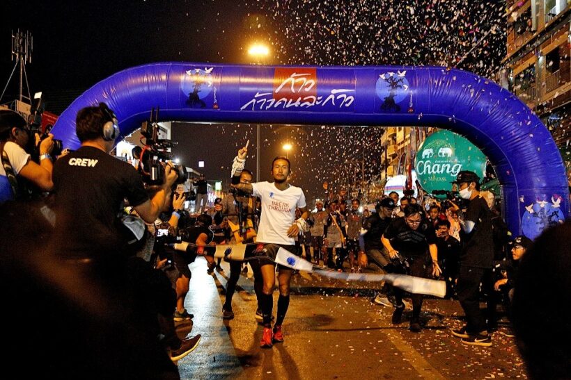 Toon crosses the finish line, exceeding the fund-raising targets and becoming a national hero