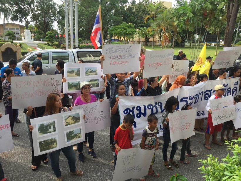 Phuket locals protest over community land claim