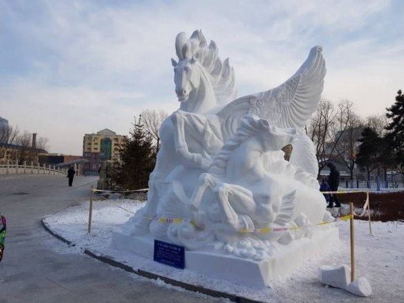 Breaking the ice. Thai students triumph at ice-sculpture awards in China.