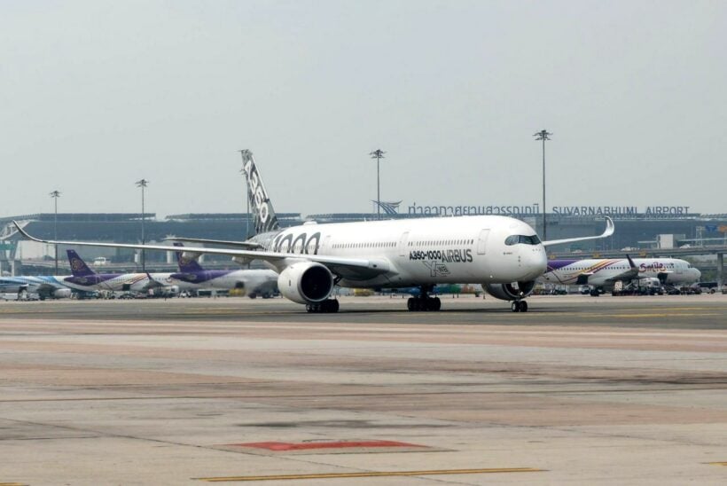 The new Airbus 350-1000 on tour in Thailand