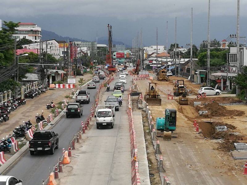 แขวงทางหลวงภูเก็ต ระบุ การก่อสร้างโครงการทางลอดอุโมงค์ห้า แยกฉลอง คาดว่าจะแล้วเสร็จภายในเดือนเมษายน 2562 | The Thaiger