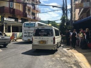 Brake failure causes a bus to crash into 6 cars on Patong Hill | News by Thaiger