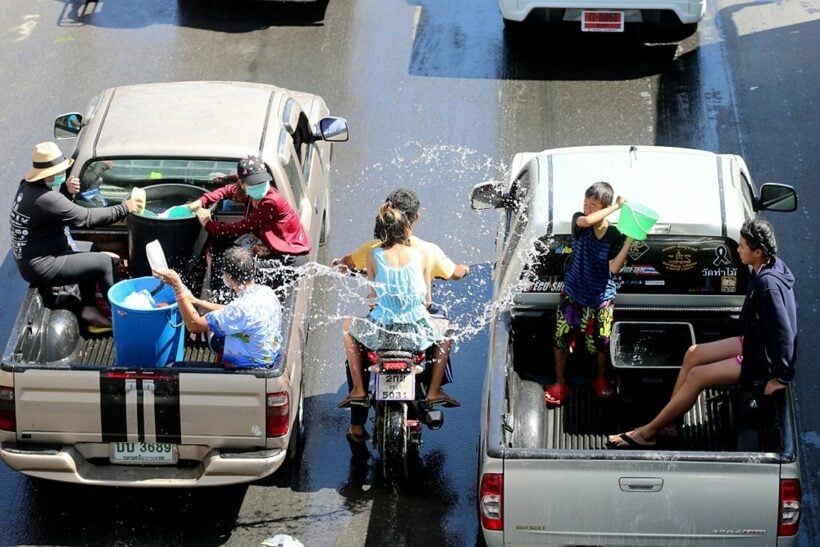 Songkran back-flip