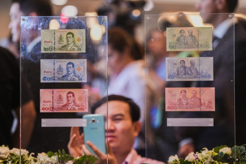 Rama X banknotes go into circulation from April 6