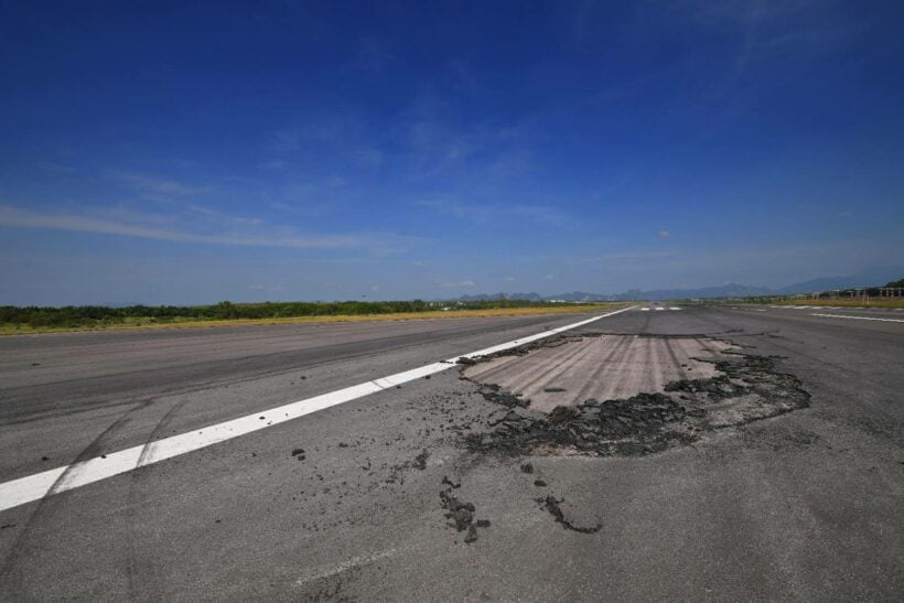 Krabi Airport’s runway damaged