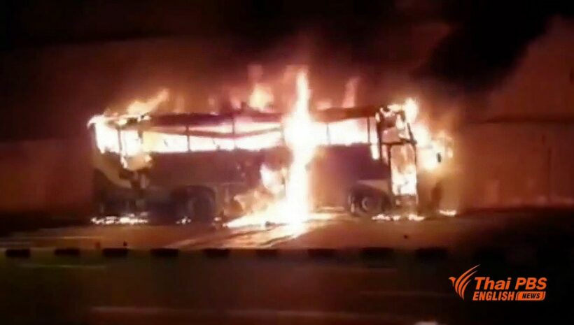 UPDATE: Tak bus disaster – 20 Burmese workers burned to death