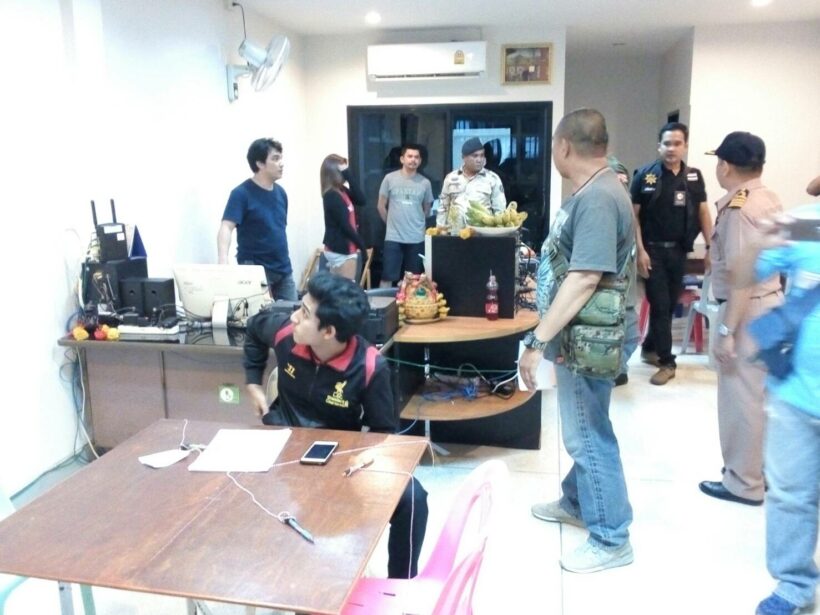 Football betting house crackdown in Phuket